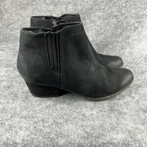 Blondo Valli 2.0 Waterproof Ankle Bootie Side Zip‎ Black Boho 9.5